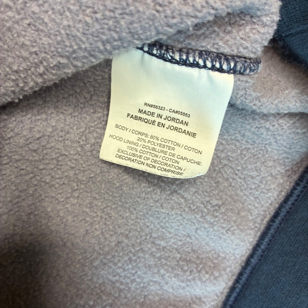 Nike Hoodie Mens Medium Blue Camo Futura Logo Pullover Fleece Sweatshirt Sport - Picture 8 of 8